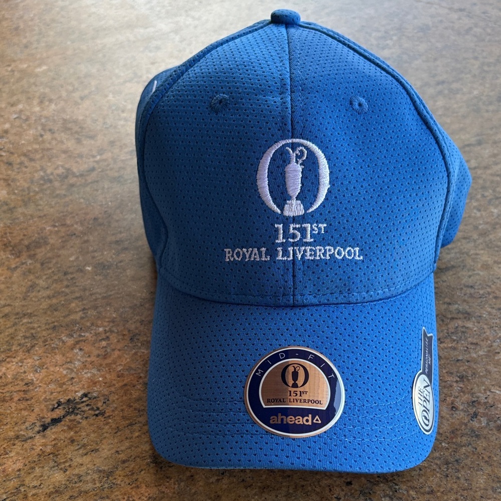 The Open Mid Fit Collection Blue 151st Royal Liverpool Cap